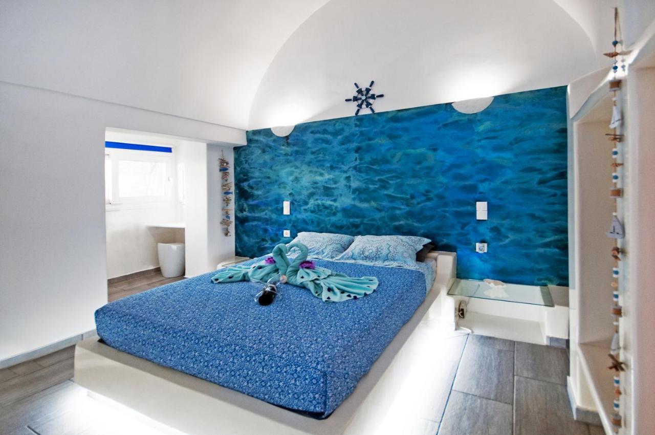 Blue Dream - Santorini Apartment Kamari  Bagian luar foto