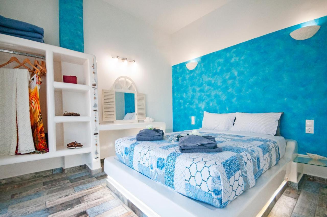 Blue Dream - Santorini Apartment Kamari  Bagian luar foto