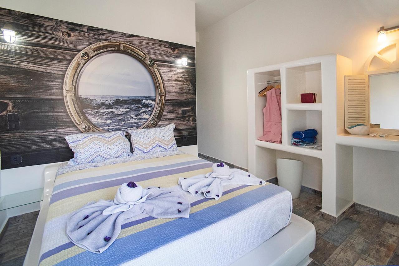 Blue Dream - Santorini Apartment Kamari  Bagian luar foto