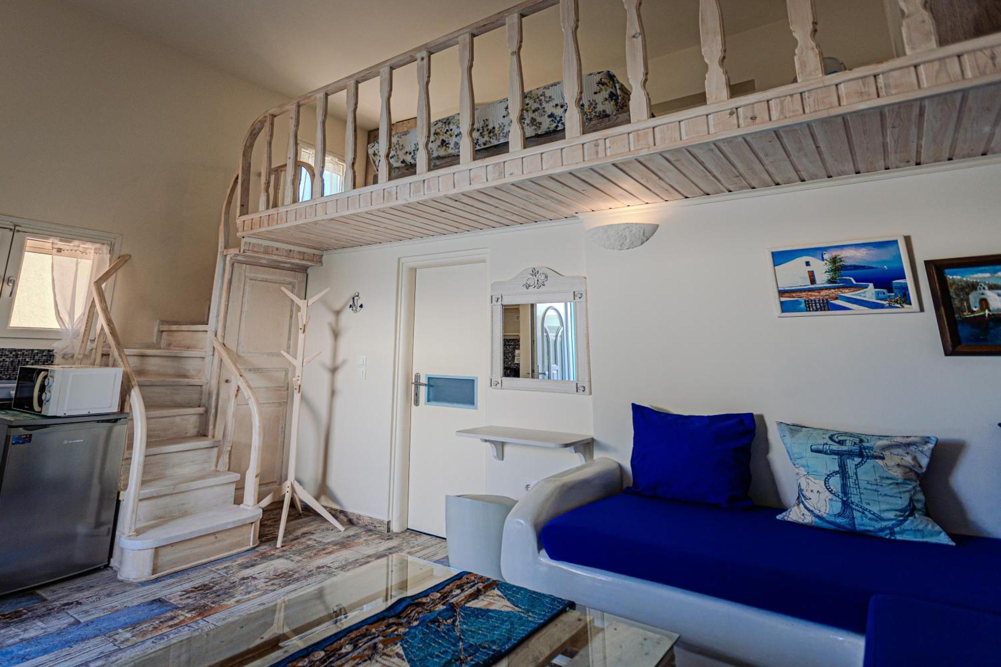 Blue Dream - Santorini Apartment Kamari  Bagian luar foto