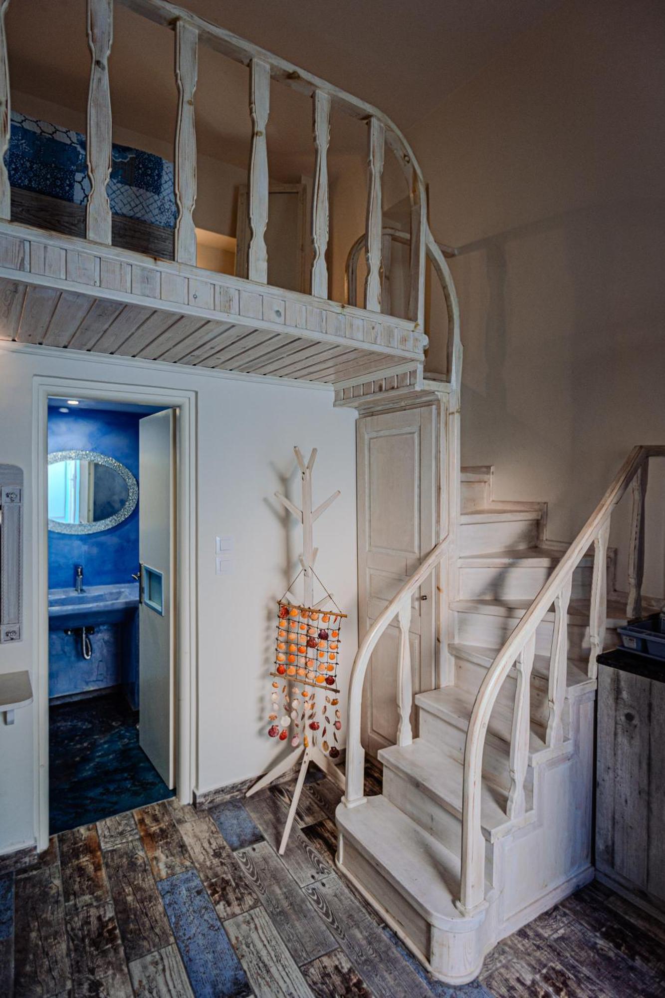 Blue Dream - Santorini Apartment Kamari  Bagian luar foto