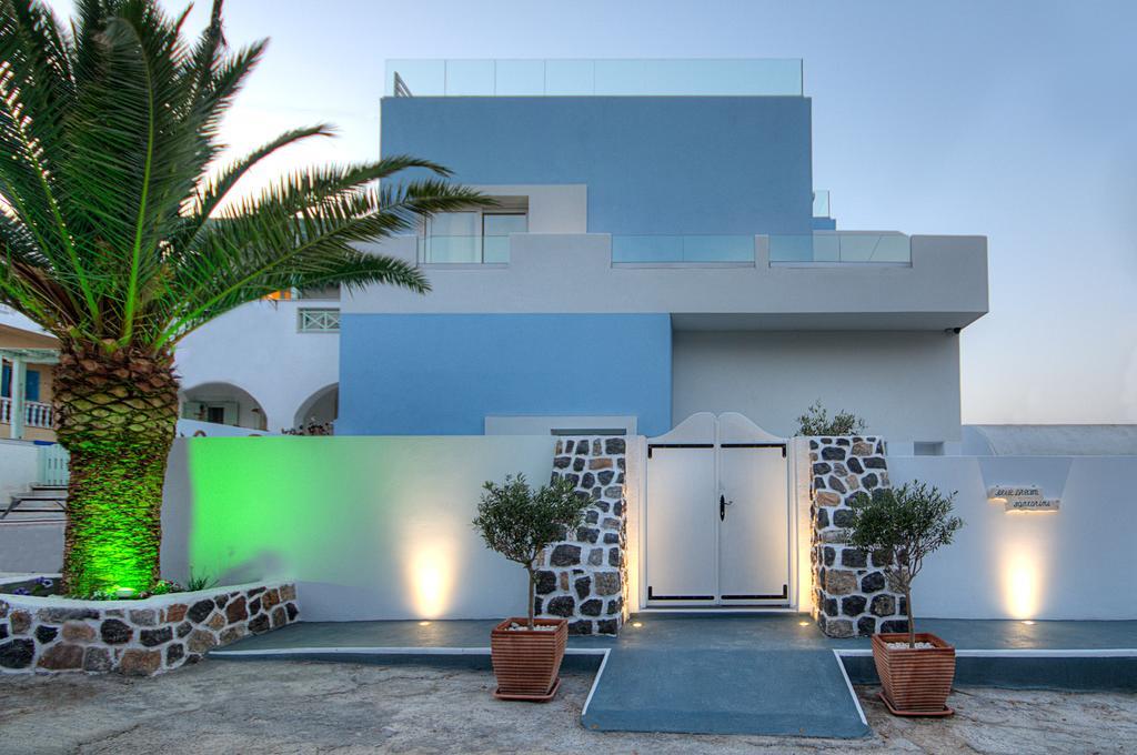 Blue Dream - Santorini Apartment Kamari  Bagian luar foto