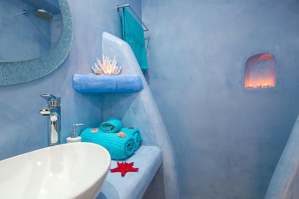 Blue Dream - Santorini Apartment Kamari  Bagian luar foto