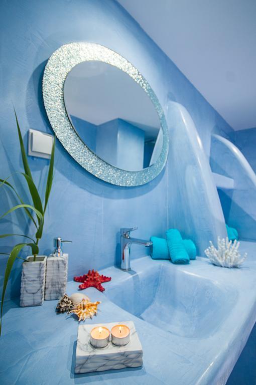 Blue Dream - Santorini Apartment Kamari  Bagian luar foto